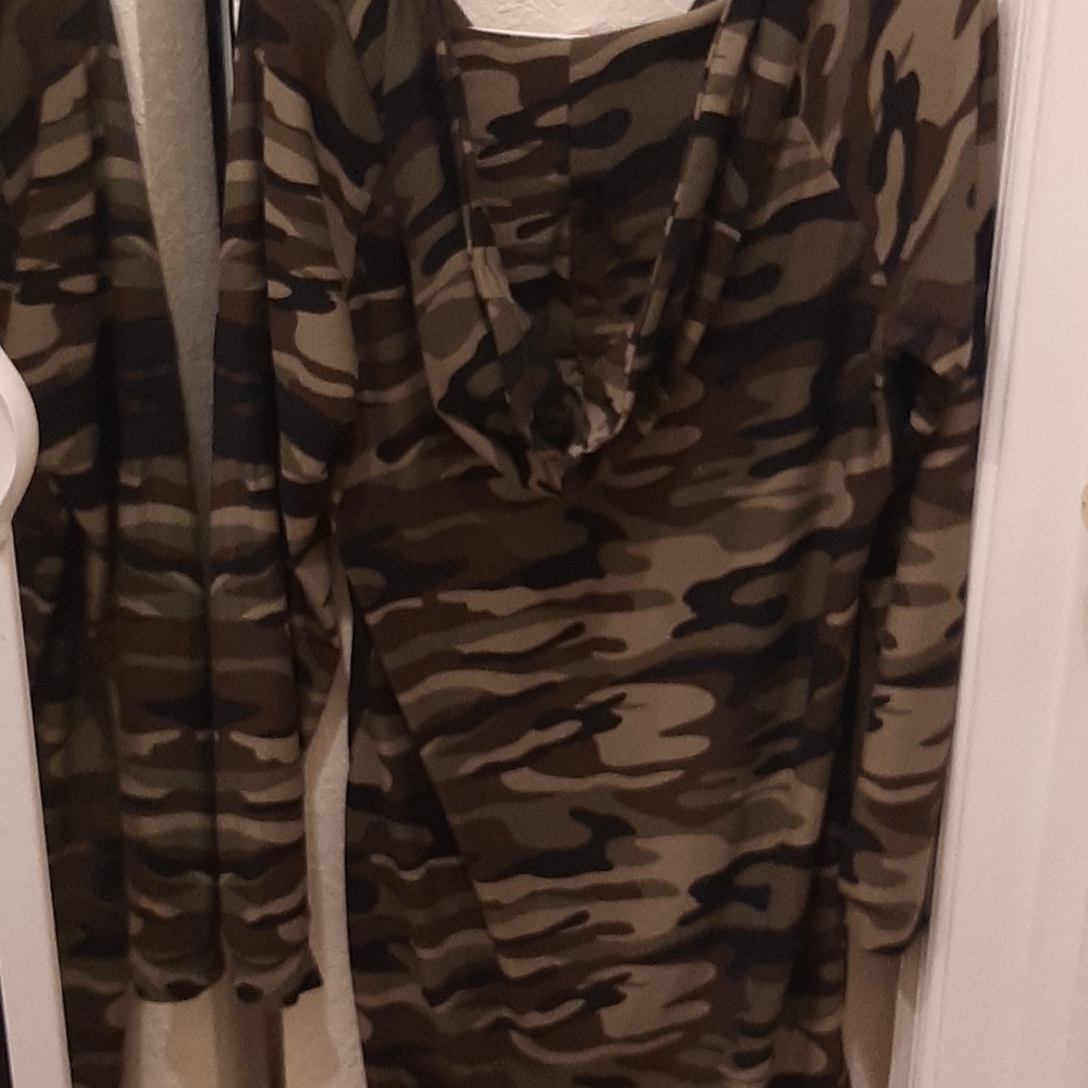 NOBO Camo Hooded Dress Size XL EUC - Picture 4 of 8